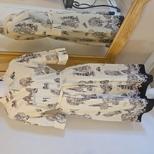 Cath Kidston London Landmarks Print Dress NWT 12
